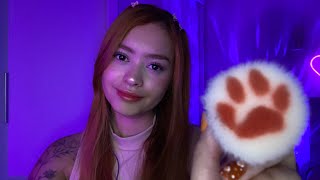 ASMR vou te maquiar delicadamente  makeup ASMR [upl. by Dylana]