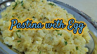 I cooked the pastina nice and soft just with eggs 🥣🍳 Its super comforting [upl. by Cade484]