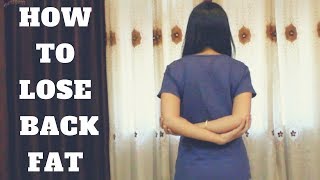 How To Lose Back Fat At Home  5 Simple Exercises  WORKitOUT [upl. by Ardath]