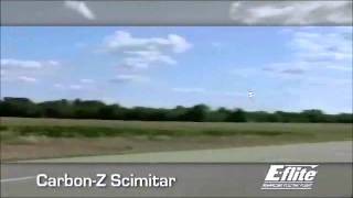 EFlite CZ Scimitar Rc Airplane Demo Flight [upl. by Leandra]