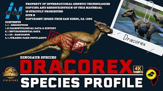 Dracorex InDepth Dino Guide Recreating Natural Habitat amp Jurassic Park History [upl. by Eilra805]