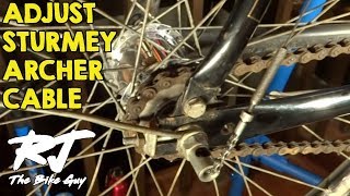 Adjusting Sturmey Archer Internal Hub [upl. by Acimad305]