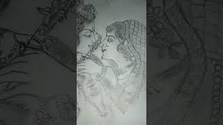 Radha krishna ❤️ drawing ela undhi 🤗🤗 [upl. by Myrtle923]