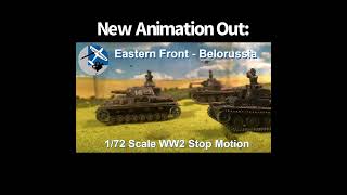 Trailer  Stop Motion Test  The Eastern Front Belorussia 172 Scale Airfix Scale Model Kit Film [upl. by Benis]