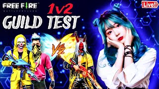 1 VS 2 GUIDE TEST  Jo bhi Bande winner hoge usi ko guide officer bana dugi freefiremax divyt [upl. by Elleryt]