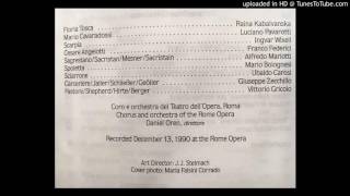 Tosca Pavarotti Kabaivanska Oren Opera di Roma 1990 Act 3 [upl. by Klemens724]