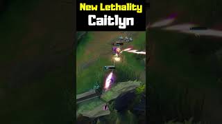 New Lethality Caitlyn  League of Legends shorts [upl. by Beare]