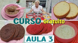 CURSO GRATUITO BOLOS QUE VENDEM TODOS OS DIAS AULA 3 PARISCAKEDESIGNER [upl. by Alfreda]