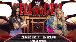 Lorraine King Vs Liv Morgan Casket Match  WWE 2K24 [upl. by Bringhurst]