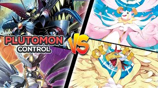 DCGO Plutomon Control EX6 vs Cherubimon ACE amp Phoenixmon X  Digimon TCG Digimon Simulator [upl. by Desmund175]