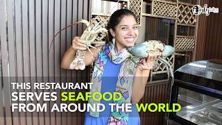 This Restaurant in Mumbai Serves Seafood From Around The World  Curly Tales [upl. by Narat]