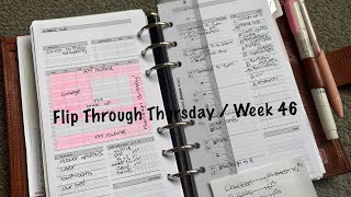 Flip Through Thursday  Week 46  November 2024  Pink Planner Girl [upl. by Rich552]