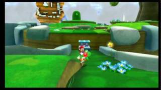 Super Mario Galaxy 2  Walkthrough  World 1 Yoshi Star Galaxy  Star 1 Part 1 [upl. by Asalocin]