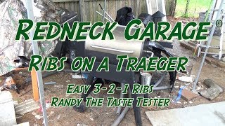 123 Ribs on a Traeger Randy The Taste Tester [upl. by Venterea]