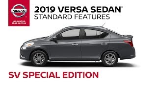 2019 Nissan Versa Sedan SV Special Edition  Model Review [upl. by Emmerich77]