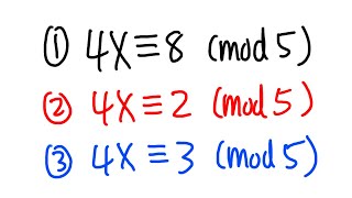 Solving congruences 3 introductory examples [upl. by Jennings]