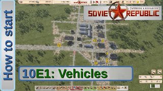 HTS10E1 Starting vehicle industry test  How to start realistic  workers and resources [upl. by Bradman]