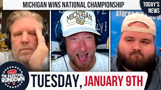 Dave Portnoy Led Michigan to a National Championship  Barstool Rundown  January 9th 2024 [upl. by Hanae]