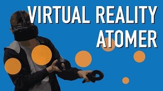 Fysik Simulering af 256 argon atomer i virtual reality [upl. by Llenrad904]