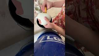 Cleaning butts 🧽 ceramics pottery [upl. by Gnof]