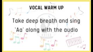 Vocal Warm Up [upl. by Arimay]