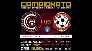 Caggiano calcio vs Atletico faiano  01122024 [upl. by Ylellan]