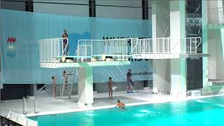 Boys C 3m  Eindhoven Diving Cup 2019 [upl. by Meirrak]