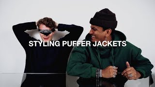 3 Ways To Style Puffer Jackets  £50 Challenge  Style Swap  Black Friday Special [upl. by Kcirrem]