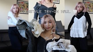 YESSTYLE TRYON HAUL  minimal capsule wardrobe ⋆𐙚₊˚⊹ ᡣ𐭩 [upl. by Tengdin]