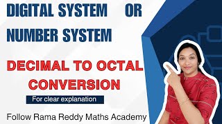 Decimal to Octal Conversion [upl. by Noroj]