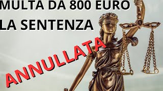 ANNULLATA LA MULTA DA 800 EURO SENTENZA DEL GIUDICE DI PACE DI LUCCA CONTRO IL GREEN PASS [upl. by Yttocs814]