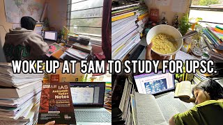 12hr continuous study sessions 💪 a productive day in my life UPSC 2024 prelims STUDY VLOG [upl. by Nerta]