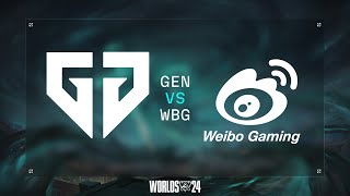 GENG VS WEIBOGAMING TAP TAP  SWISSSTAGE  DIA 1  WORLDS  2024  LEAGUE OF LEGENDS [upl. by Nayr]