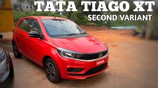 TATA TIAGO XT SECOND VARIANT DETAILED MALAYALAM REVIEW  PRICE  FEATURES [upl. by Odrick494]