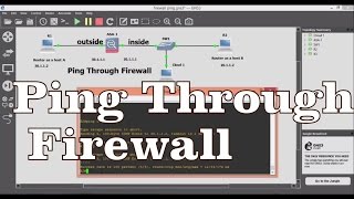 Ping through Firewall  Allow ICMP  Inspect ICMP  GNS3 [upl. by Dalia]