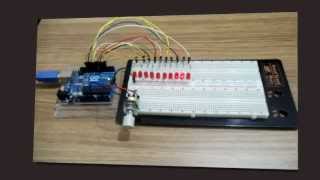 Sequencial de leds com Arduino [upl. by Faustena549]