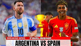 Ultimate Highlights Argentina vs Spain 2024 Finalissima [upl. by Esojnauj]