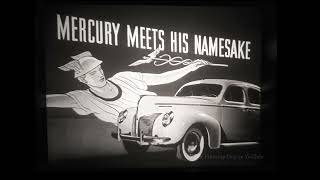 Ford Motor Company Filmstrip  1940  Mercury Meets His Namesake  Part 1 of 2  Rare [upl. by Miehar]