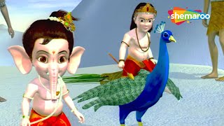 Bal Ganesh ki Kahaniya In 3D Part  04  बाल गणेश की कहानिया  3D Hindi Story [upl. by Seyler]