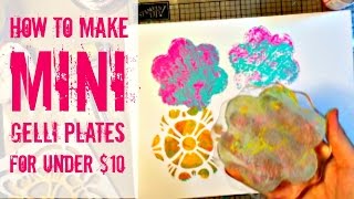 How to Make Mini Gelli Plates [upl. by Jenelle]