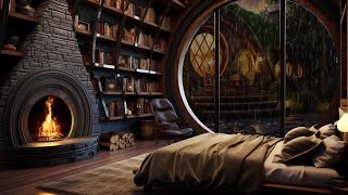 RAIN Hobbit World  The Soft Sound of Rain Lulls You To Sleep 💤 In a Cozy Hobbit Bedroom [upl. by Lucretia882]