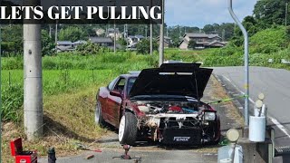 Fixing my bent 180 on the side of the road in Japan [upl. by Herson]