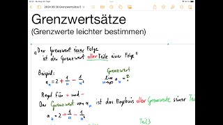 einfach erklärt  Folgen  Grenzwertsätze mit Beispielen Mathe 11 [upl. by Batty673]