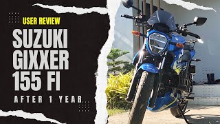 SUZUKI GIXXER 155 FI USER REVIEW  BIG BIKE LOOKS ON A BUDGET [upl. by Alicul462]