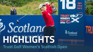 First Round Highlights  2022 Trust Golf Womens Scottish Open [upl. by Rennob]