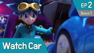 Power Battle Watch Car S1 EP02 My Friend Watch Car 02 English Ver [upl. by Loyce]