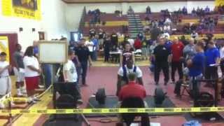 Andrew Billings  Dead lift 705 lbs  Waco High School  Powerlifting [upl. by Nomolas]