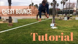 Slackline Tutorial Chest Bounce [upl. by Selena528]