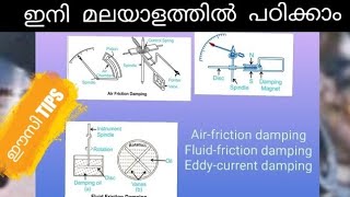 Measuring instruments 3 damping torques air friction damping fluidfriction eddycurrent [upl. by Leopoldeen]