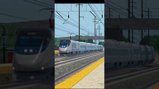 shorts Amtrak Acela Express 2205 Odenton MD [upl. by Haidabez]